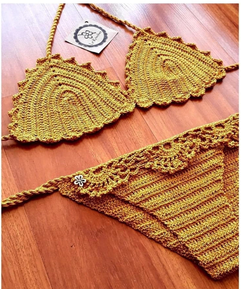 Bikini a crochet