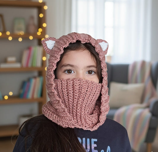 Patrón Cuello con Capucha