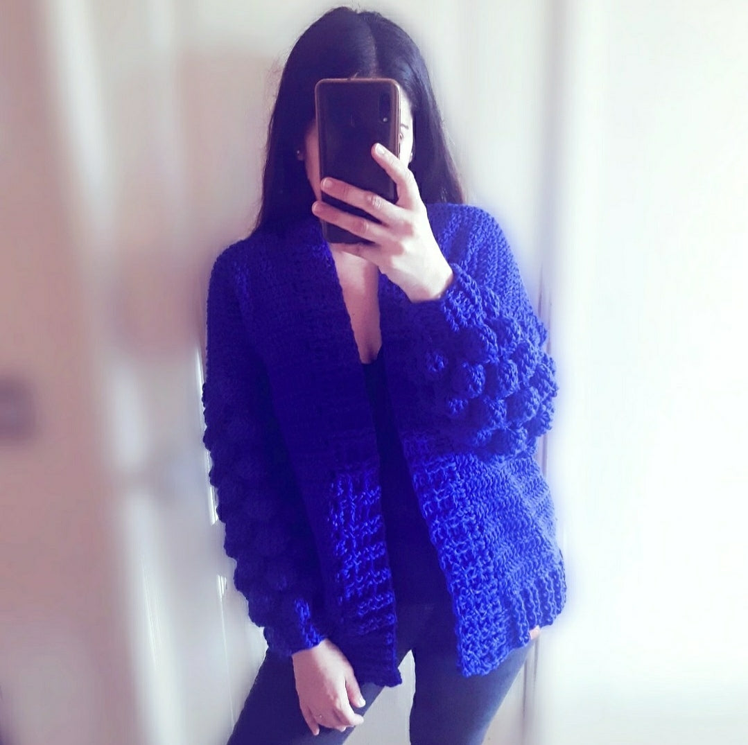 Patrón Cardigan Burbuja