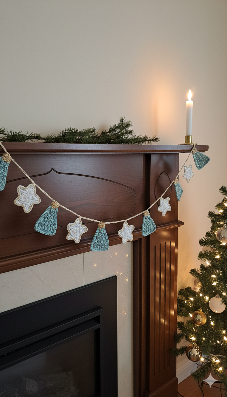 Patrón Guirnalda Navideña